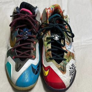 NIKE LeBron‎ WHAT THE LeBron 11 SNEAKERS SIZE 9.5